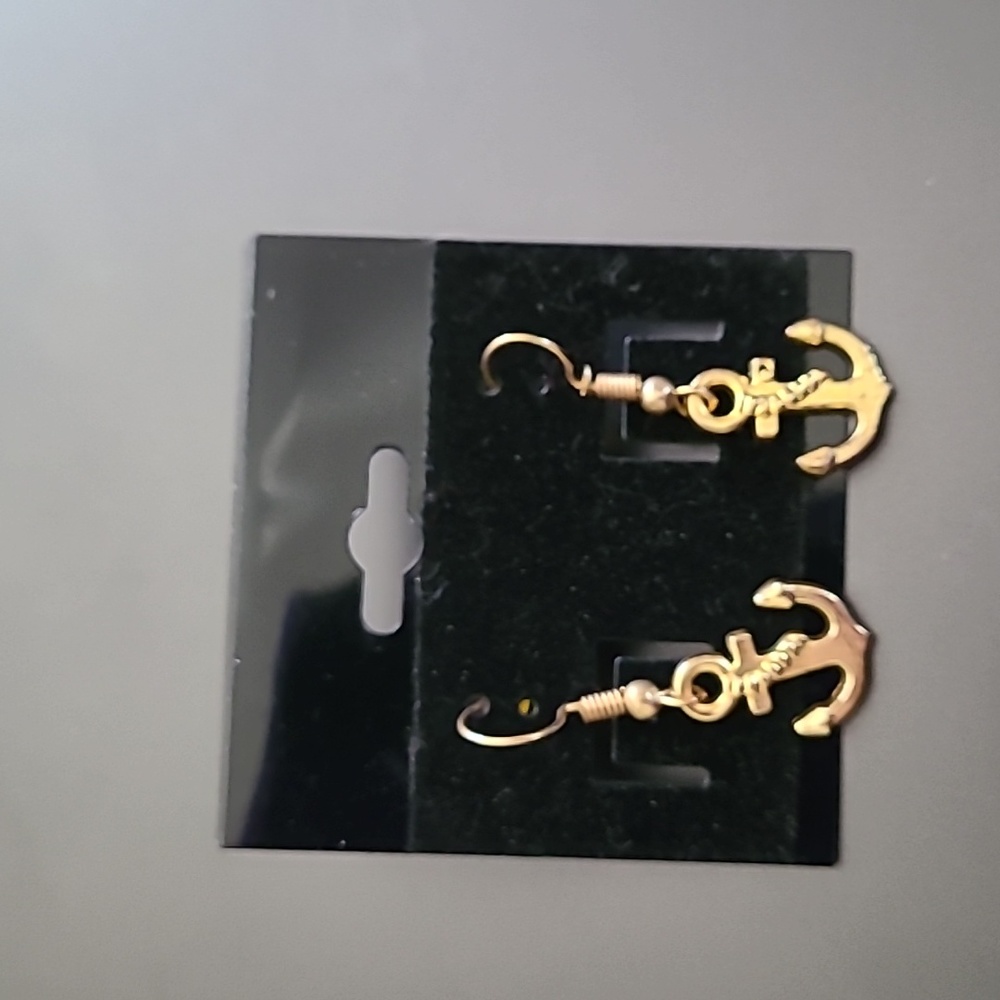 - Ship's Anchor Earrings